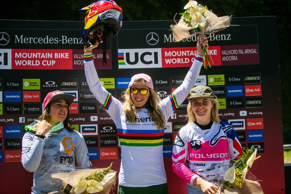 Loïc Bruni y Rachel Atherton, ganadores de la prueba de descenso en Vallnord – Pal Arinsal