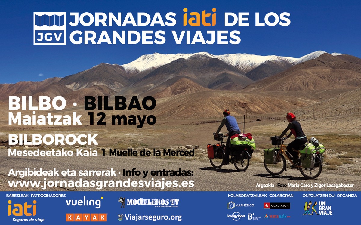 Los viajes en bicicleta, protagonistas de las Jornadas IATI de los grandes viajes de Bilbao