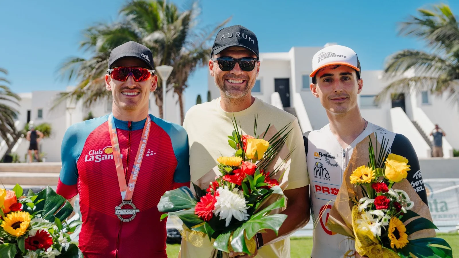 Lourdes Oyarbide y Pedro López, ganadores de la general contra el crono en la primera edición de la Vuelta Ciclista a Lanzarote