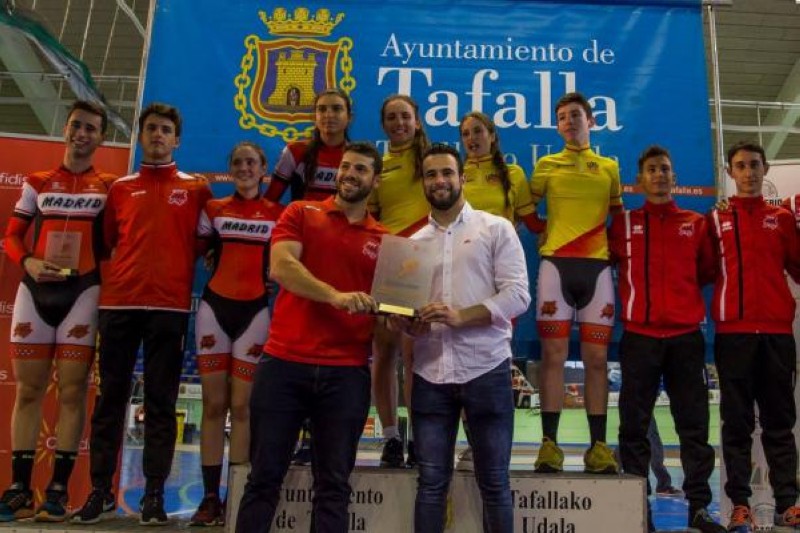 Madrid se impone en la Copa de España de pista de Tafalla