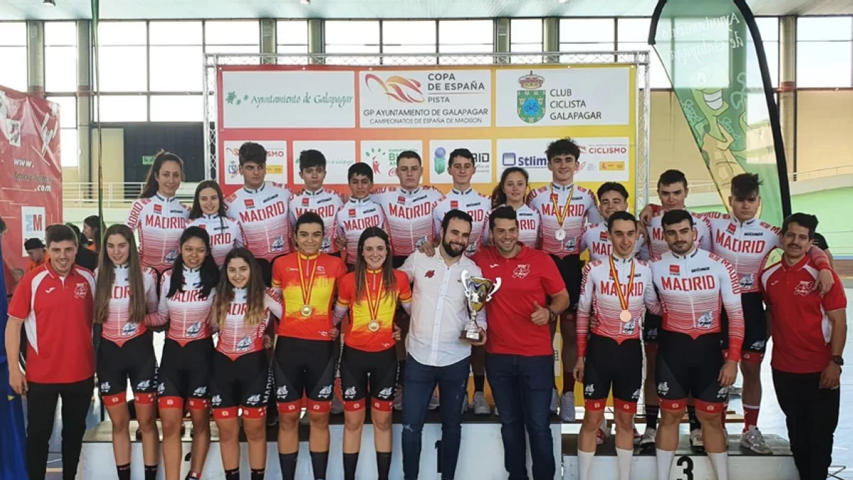 Madrid se proclama campeona de la Copa de España de Pista 2020