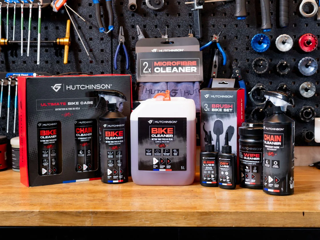 Mantenimiento integral de la bicicleta con los nuevos limpiadores biodegradables de Hutchinson Mantenimiento integral de la bicicleta con los nuevos limpiadores biodegradables de Hutchinson