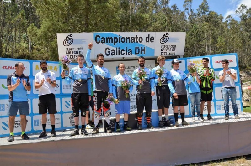 Manuel Pellón reinó en el Campeonato de Galicia de Descenso