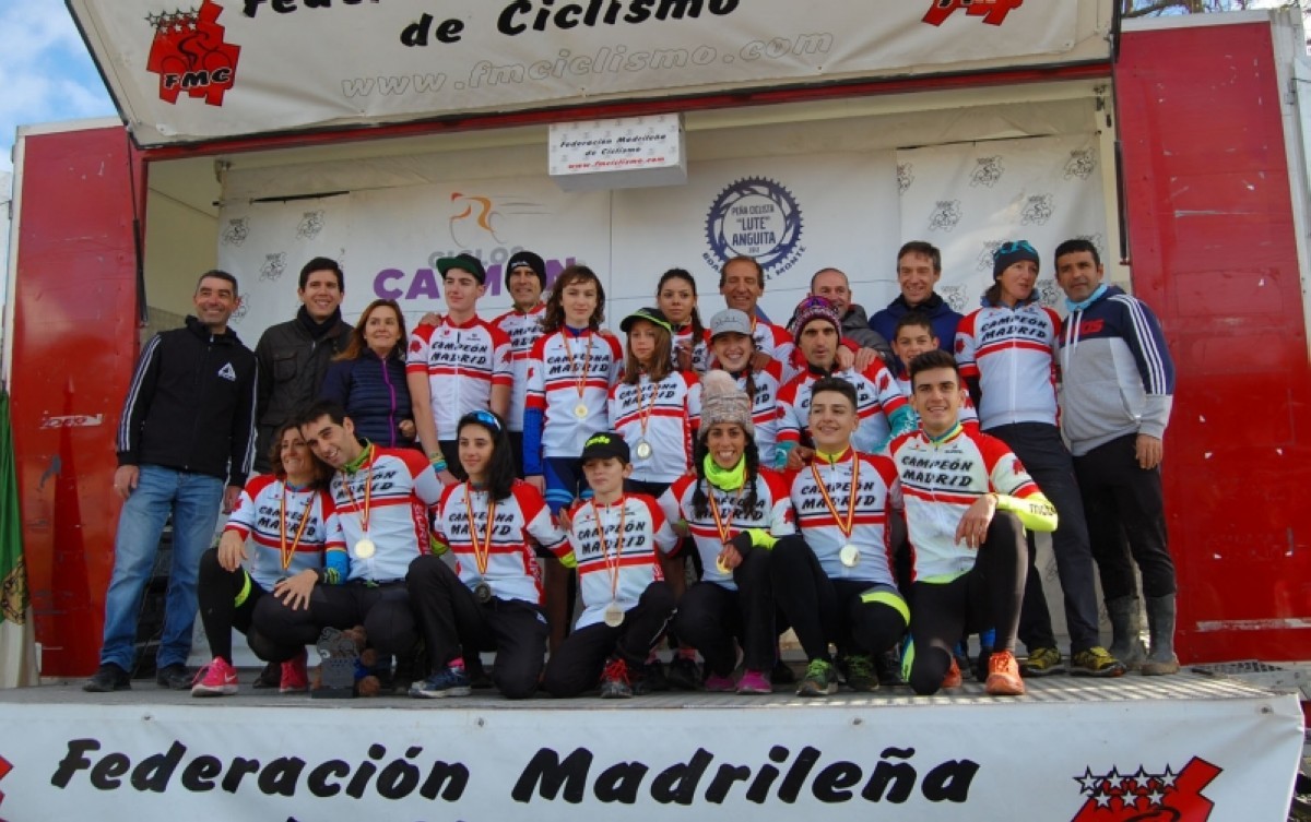 María Parajón y Carlos Hernández campeones de Madrid de ciclocross 2018