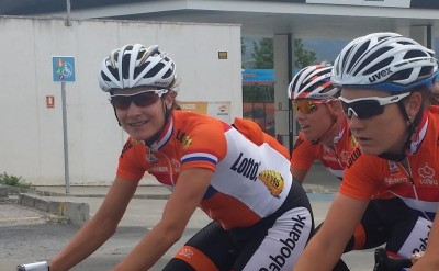 Marianne Vos inspecciona el circuito de Ponferrada