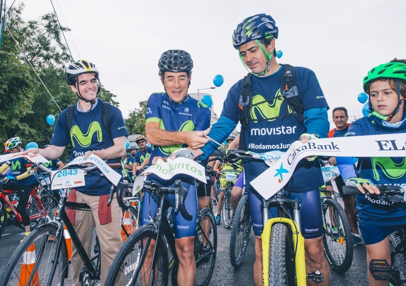 Más de 70.000 personas disfrutaron de la Fiesta de la Bici Movistar