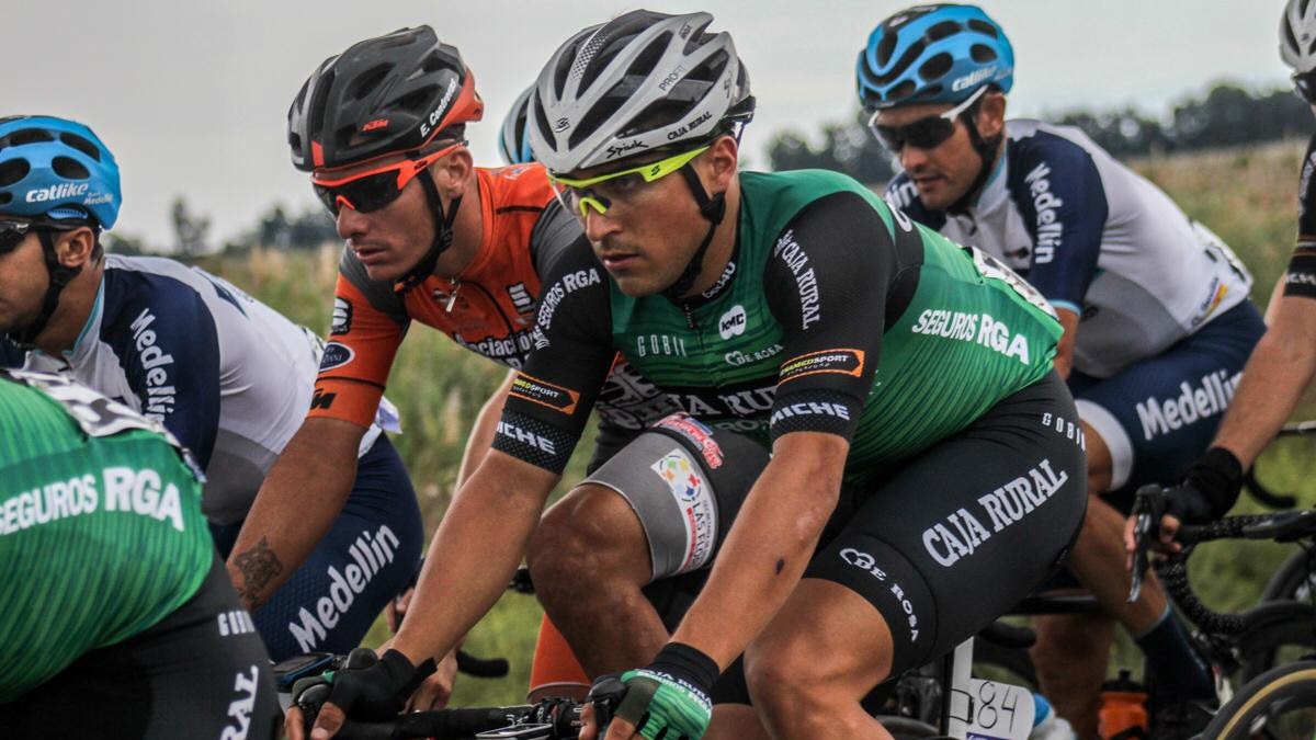 Matteo Malucelli cerca del triunfo de etapa en la Vuelta a San Juan