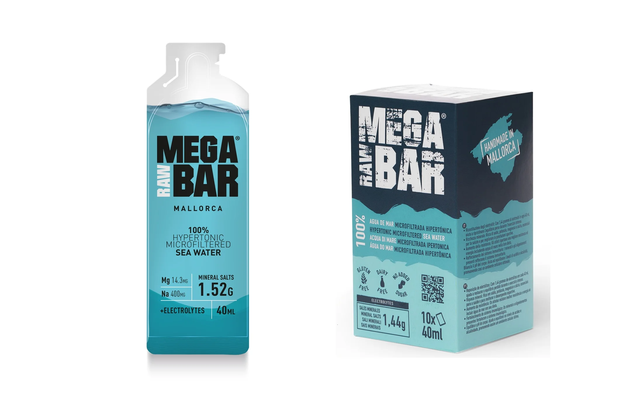 Mega Raw Mar Mallorca: Agua de mar hipertónica