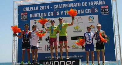 Mercè Tusell y Joan Ruvireta, campeones de Triatlón Cros