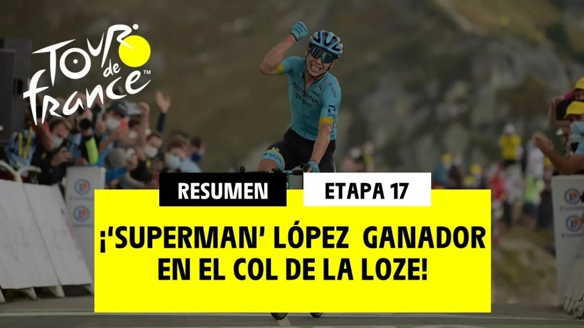 Miguel Ángel López y Primoz Roglic los grandes triunfadores en la etapa reina