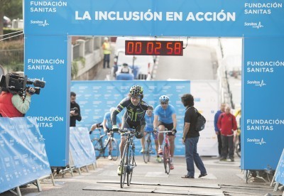 Miguel Induráin, Óscar Pereiro y Juanjo Méndez en la VI Semana del Deporte