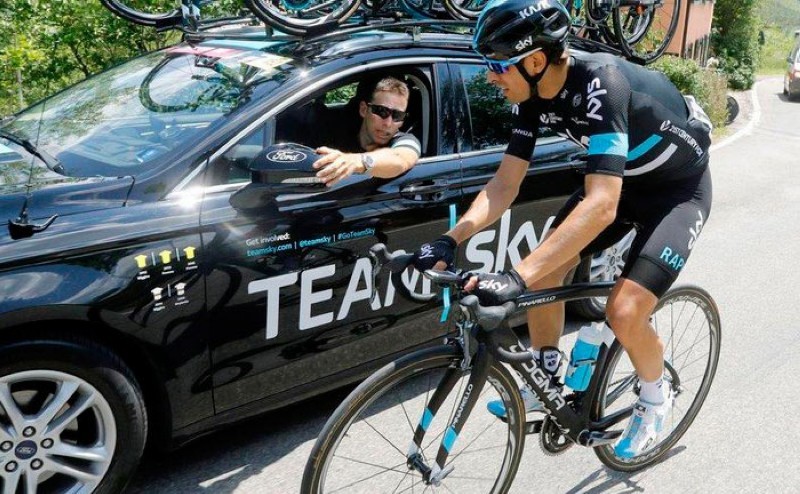 Mikel Landa muy desilusionado tras decir adios al Giro