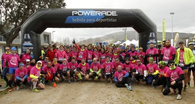 Moralzarzal celebró el Du Cross de la Mujer vestido de rosa