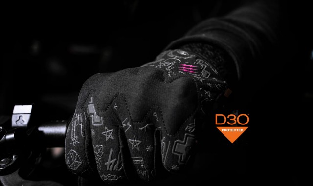 Gants Muc-Off D30 PUNK - Protections Articulations VTT - Taille L