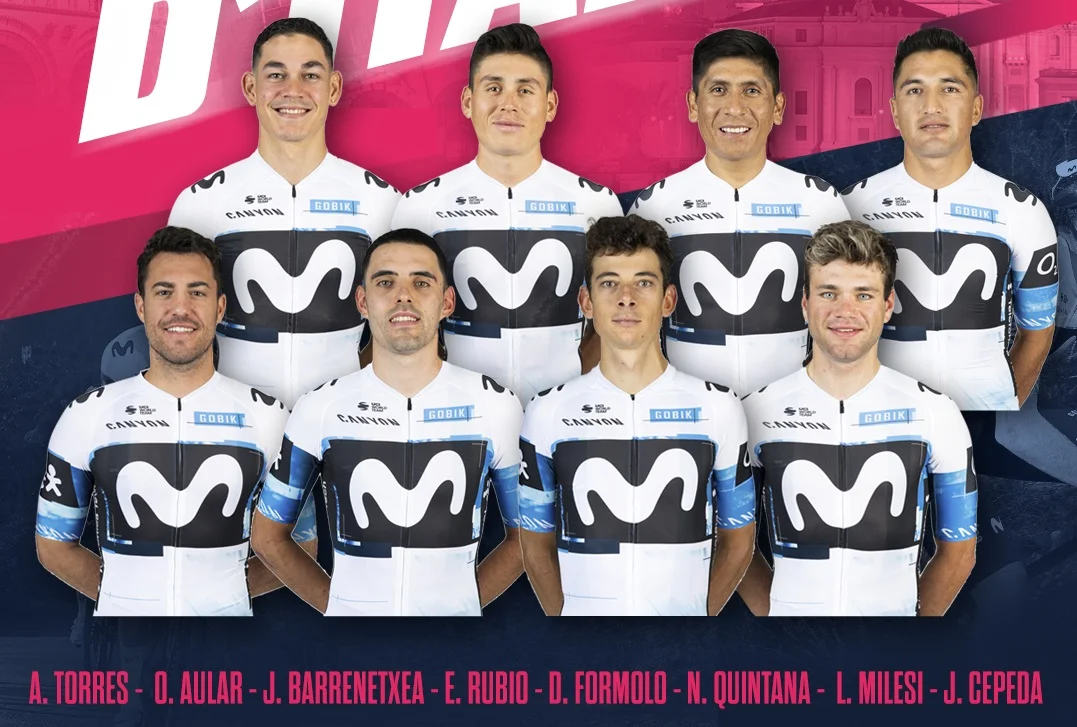 Movistar Team anuncia su alineación para el Giro de Italia