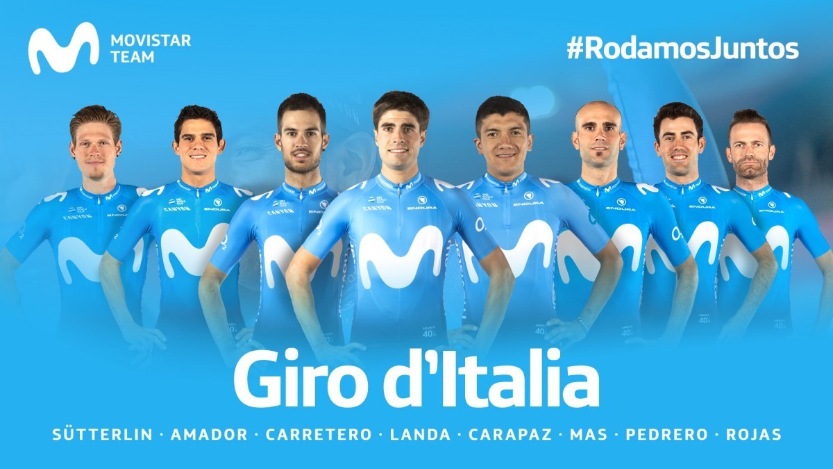 Movistar Team anuncia su equipo para el Giro de Italia con la presencia de Landa