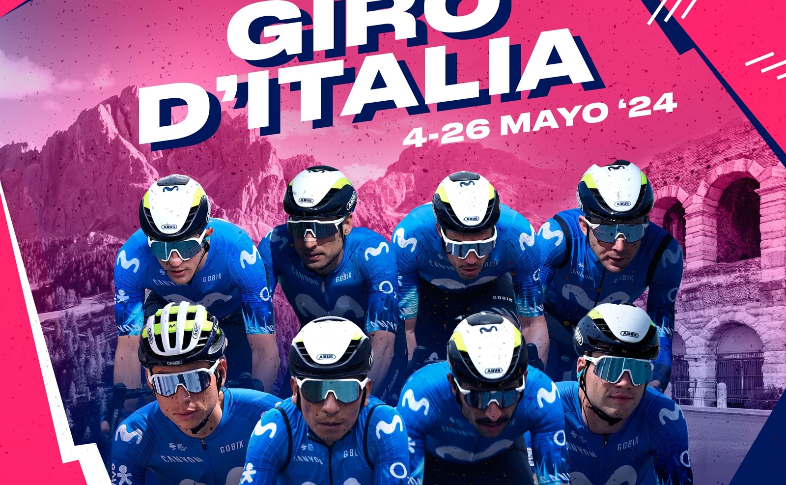 Movistar Team anuncia su equipo para el Giro de Italia 2024 con Quintana y Gaviria a la cabeza