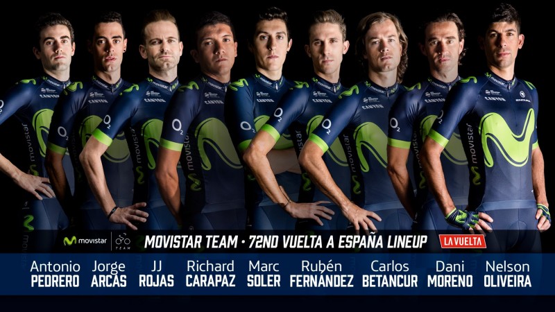 Movistar Team anuncia su equipo para la Vuelta a España 2017