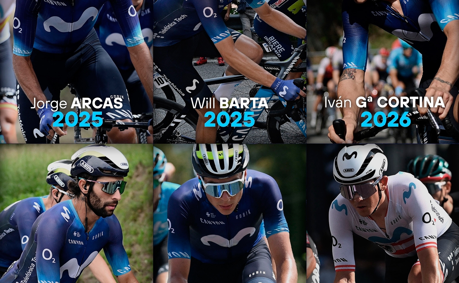 Movistar Team confirma 20 corredores para la temporada 2024