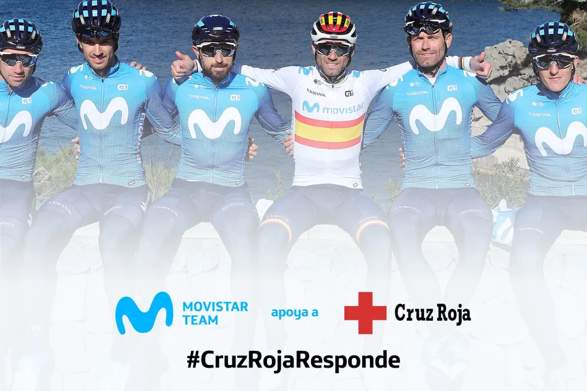 Movistar Team logra recaudar más de 17.000€ para Cruz Roja