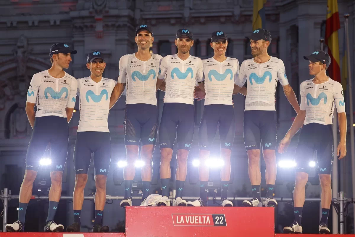 Movistar Team segundo en La Vuelta con Enric Mas para despedir a Valverde