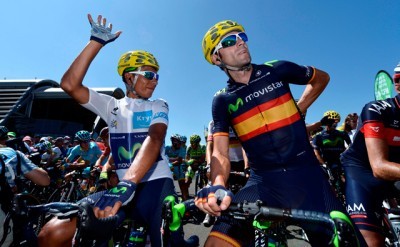 Movistar Team a por todas en Los Alpes