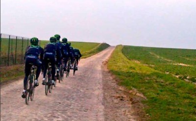 Nairo Quintana entrena en el pavé pensando en el Tour 2015