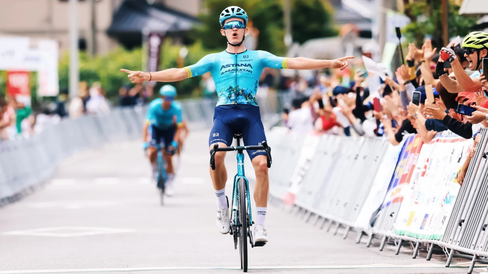 Nicolas Vinokurov ganador de la quinta etapa del Tour de Japón