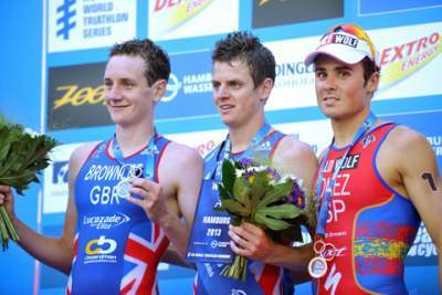 Javier Gómez Noya bronce en Hamburgo tras los Brownlee