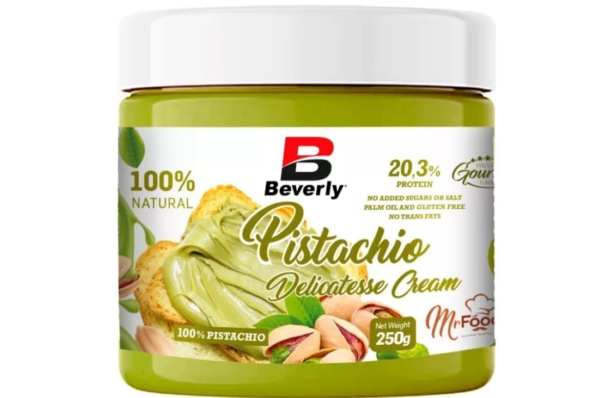 Nueva crema de pistacho Beverly con 20% de proteínas y sabor espectacular