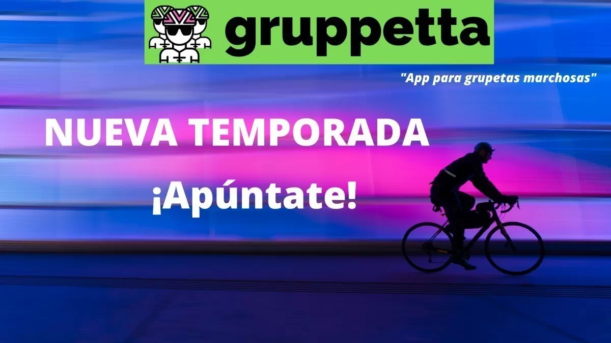 Nueva temporada en Gruppetta, la app de las grupetas resetea los puntos para arrancar con fuerza 2022