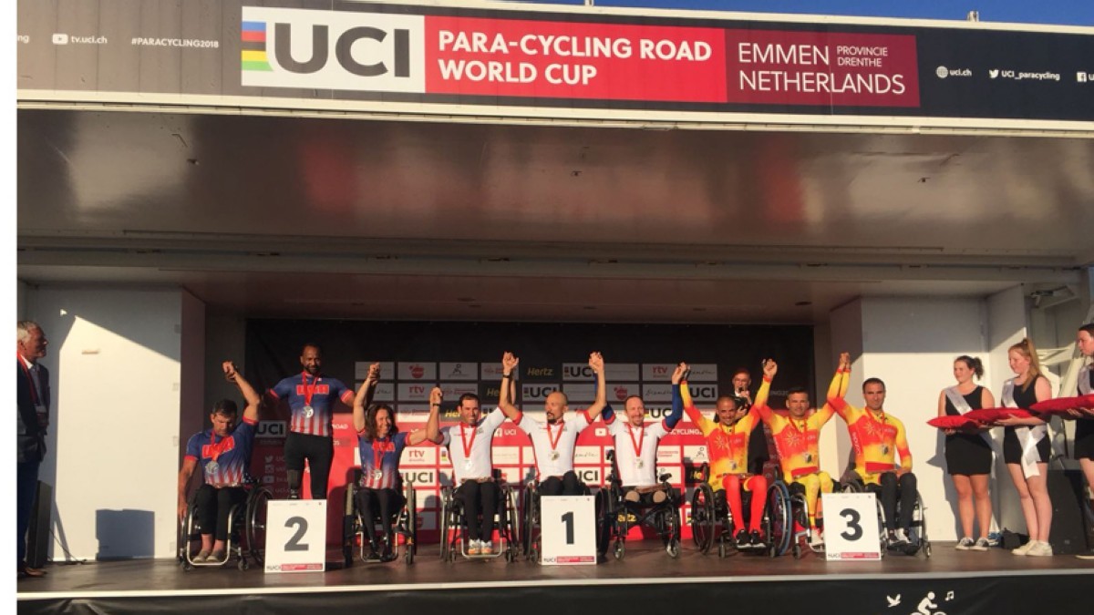 Nueve medallas para la Selección Española de Ciclismo Adaptado