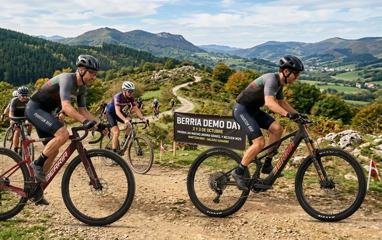 Oportunidad única en Oiartzun Bike para probar la revolucionaria Berria Nexxen Avinox M2S y la gama NAII Gravel