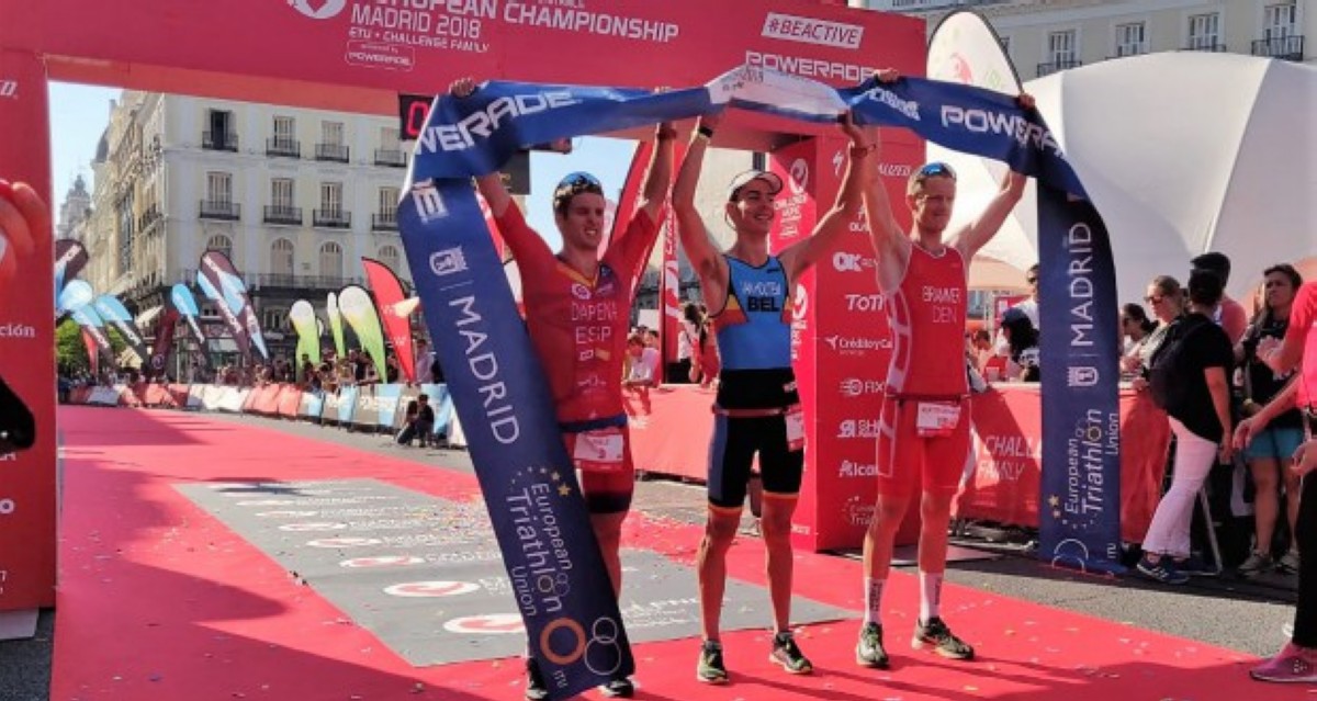 Pablo Dapena, subcampeón de Europa de Triatlón de Larga Distancia en Madrid