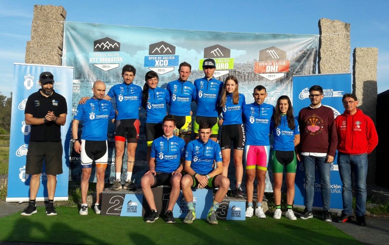 Parada y Senra continúan líderes del Open de Galicia Anova XCO 