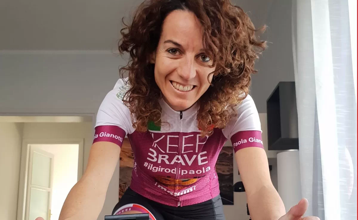 Pedaleo solidario: Paola Gianotti recorrerá 350 km sobre el rodillo