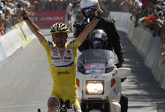 El veterano Leonardo Piepoli consigue una gran victoria