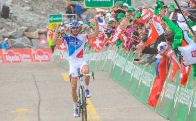 Pinot gana la etapa reina y lidera el Tour de Suiza