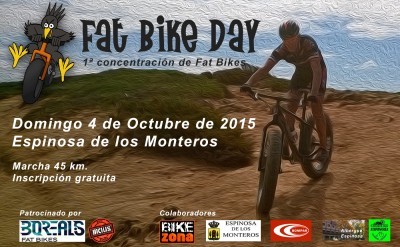 Planning para los inscritos en el I Fat Bike Day