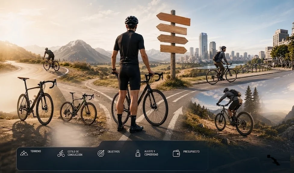 Por qué la elección de una bicicleta depende del estilo de conducción y de los objetivos del ciclista