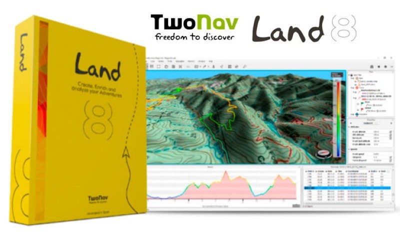 Prepara tus rutas con el Land 8 de Two Nav