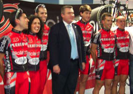 Presentación equipo Puerto Uno Inmobiliarias - Bicis Aitor