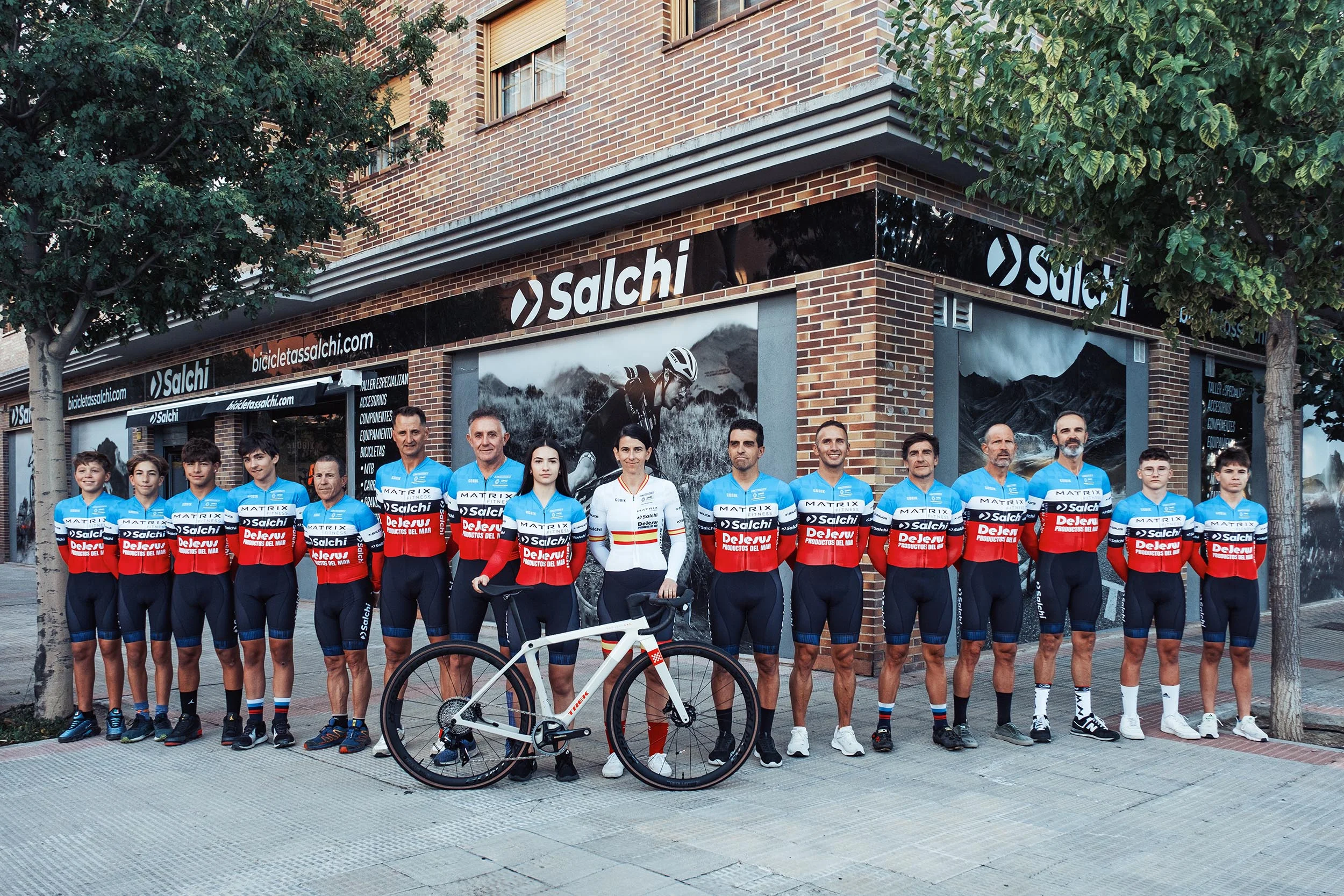 Presentación del equipo de ciclocross nacional Bicicletas Salchi-Matrix Fitness CX