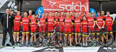 Presentación del equipo Bicicletas Salchi 2015