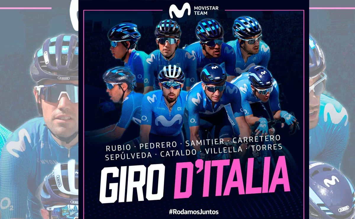 Presentada la alineación de Movistar Team para el Giro 2020