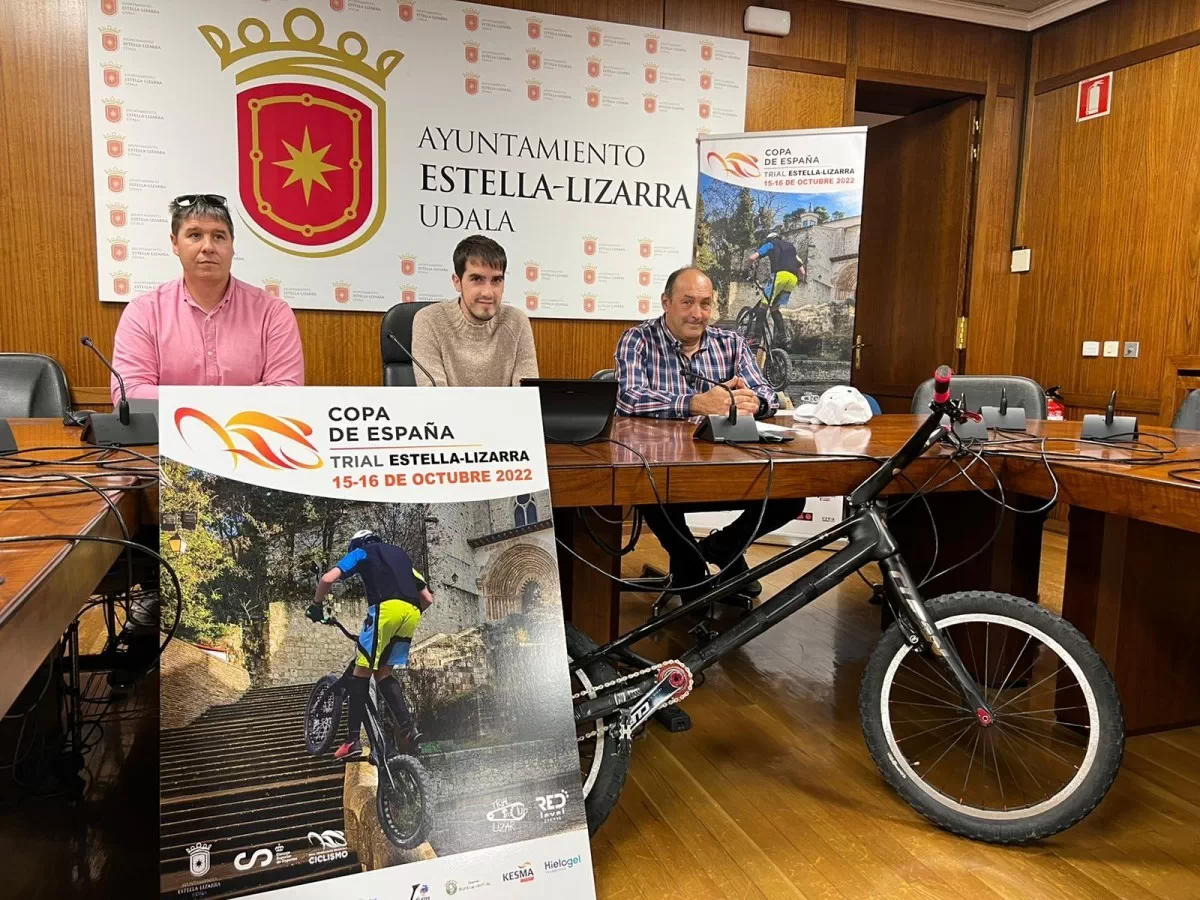 Presentada la Copa de España de Trial Bici de Estella- Lizarra