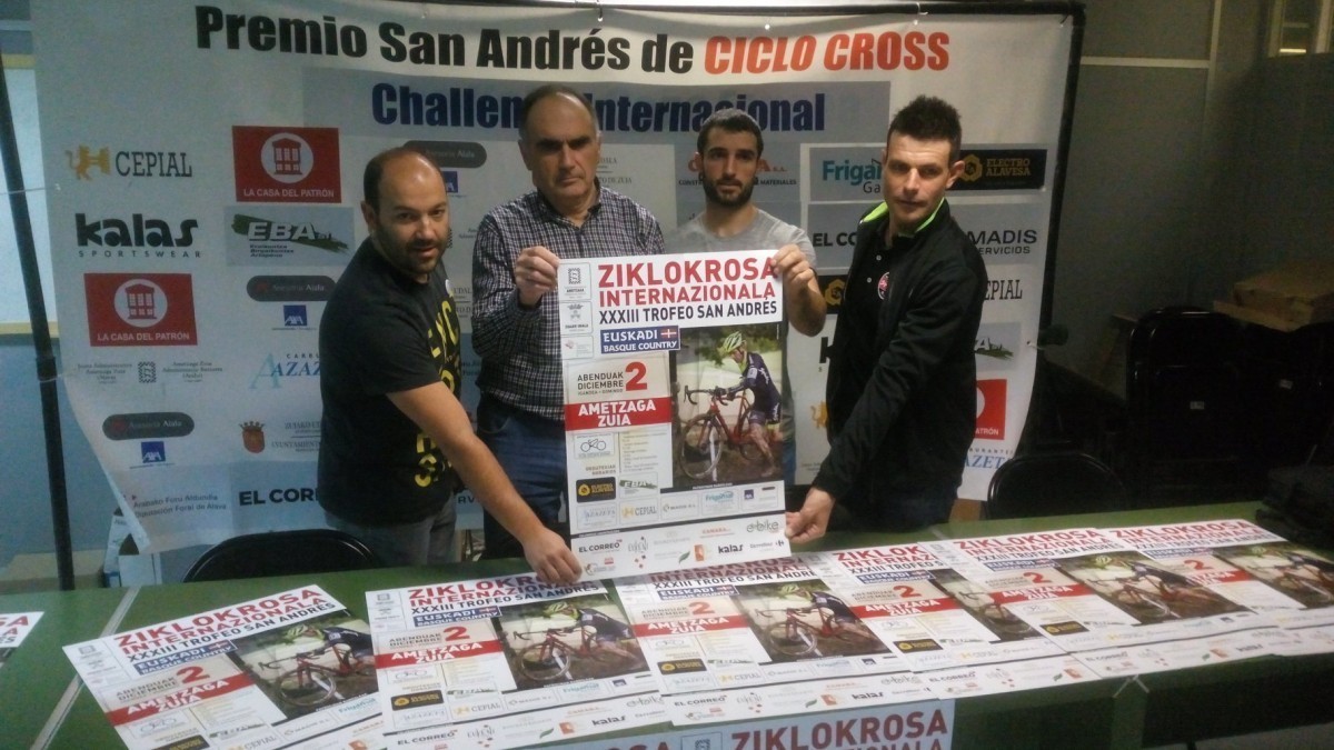 Presentado el ciclocross de Amezaga que contará con una participación de lujo