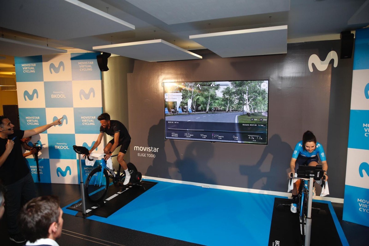 Presentado en Madrid el Movistar Virtual Cycling que comienza el 1 de abril