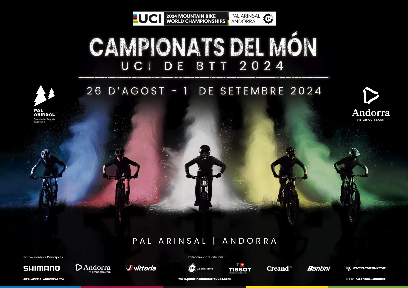 Presentados los Campeonatos del Mundo UCI de BTT Pal Arinsal 2024