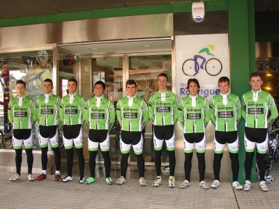 Primer entrenamie​nto del Bicicletas Rodríguez Extremadura